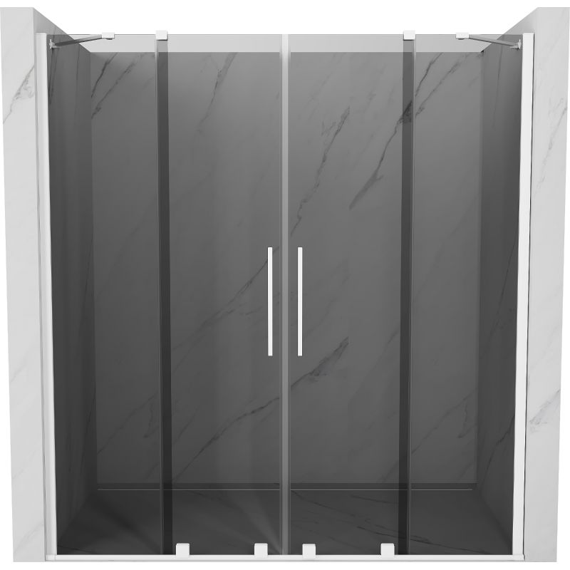 Drzwi prysznicowe rozsuwane Mexen Velar grafit 170x200 cm 1 szt.