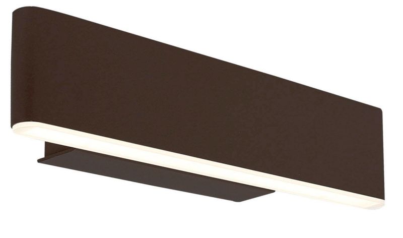 Kinkiet ścienny Candellux Nicoletta brązowo-biały LED 4W 4000K 300lm IP20 wym: 6 x 21 x 7 cm - 1 szt.