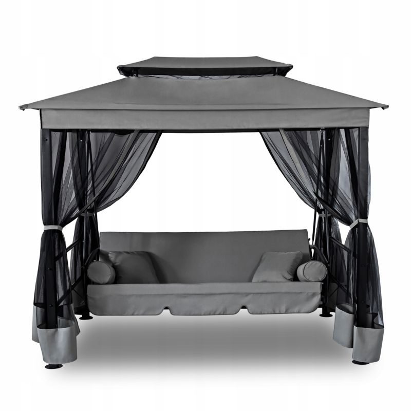 Huśtawka ogrodowa Sapphire Miami z moskitierą 4 os., 1 szt.