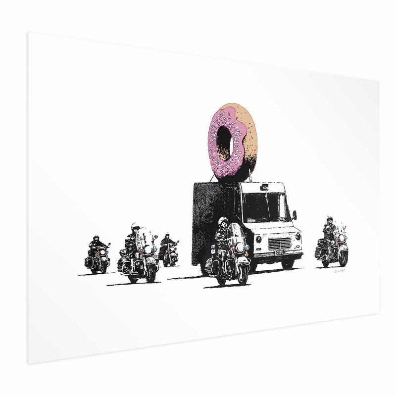 Plakat Artgeist Pączkowa policja 90x60 cm bez ramy 1 szt