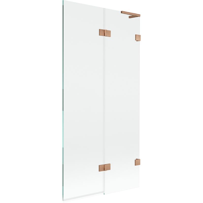 Parawan nawannowy Mexen Lunar L miedź szczotkowana 90 x 150 cm 2-skrzydłowy 1 szt