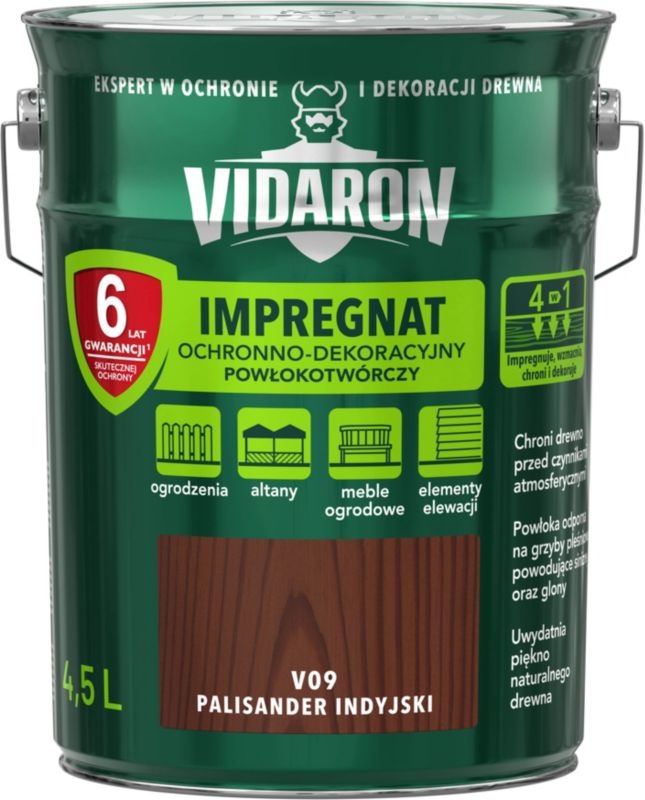 Impregnat do drewna Vidaron palisander indyjski 4,5 l