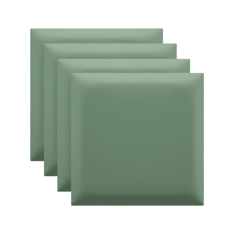 Panel ścienny tapicerowany Marbet Design SOFTLINE 30x30 cm RIVIERA34 miętowy 4 szt.