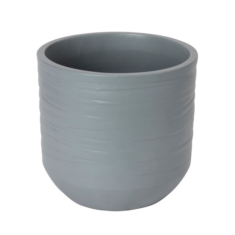 Doniczka ceramiczna GoodHome 21 cm szara