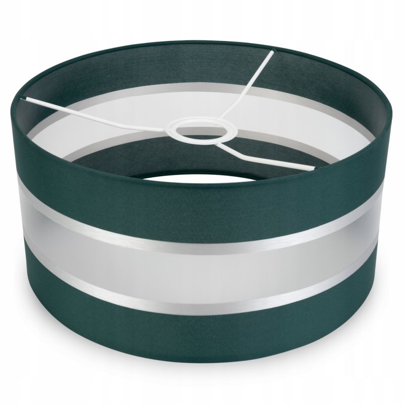 Abażur do lampy wiszącej stojącej Light Home LH Elegance 40cm E27 ciemnozielony 1szt.