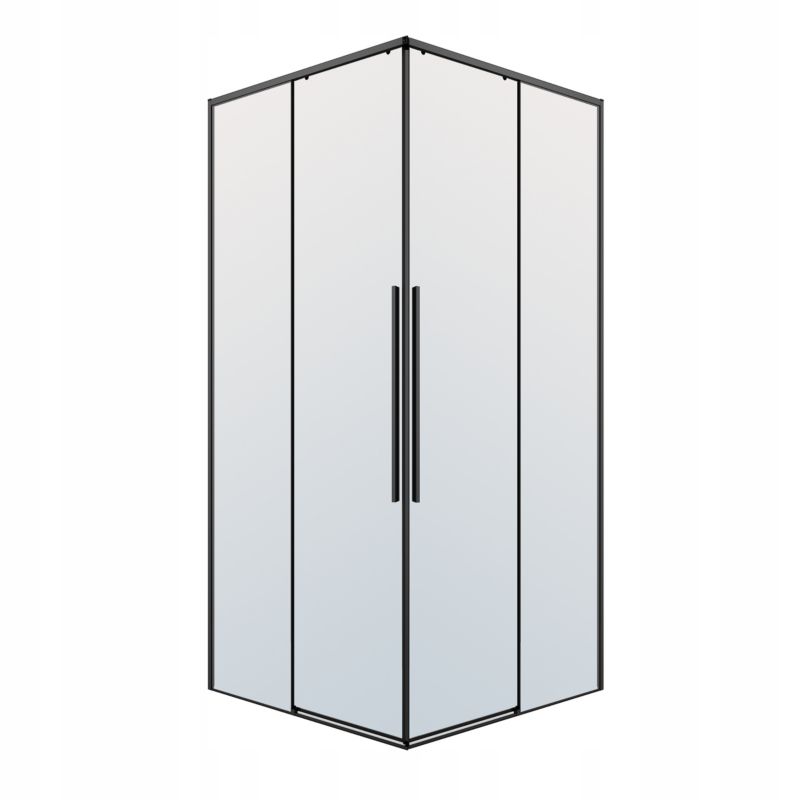 Kabina prysznicowa VIVA Kabi 80x80 czarna kwadratowa 1 szt.