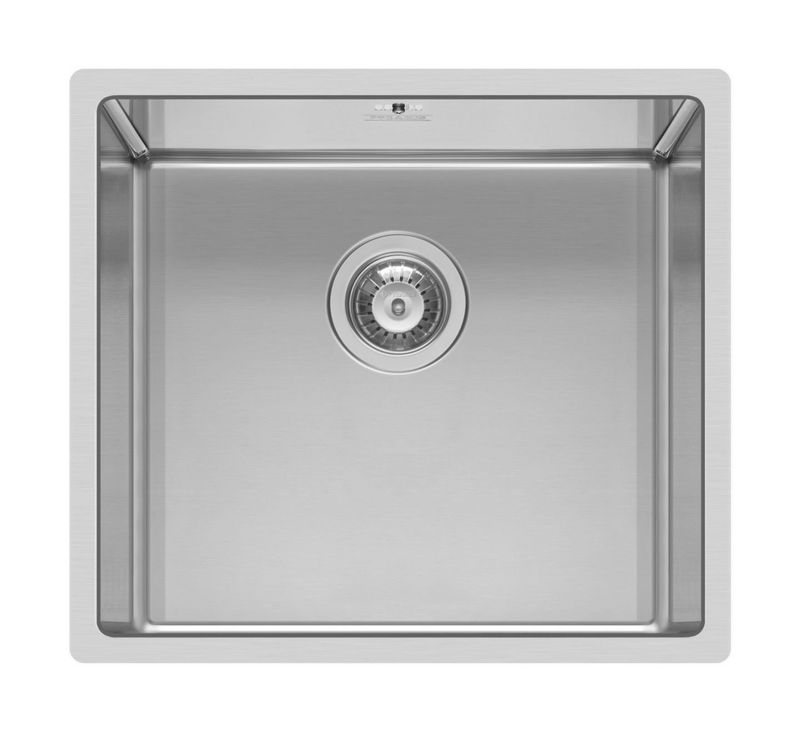 Zlewozmywak stalowy Pyramis Astris 49x45 cm gładki, podwieszany, 1 komora, 1 szt.