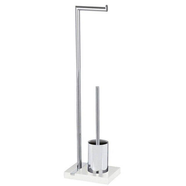 Stojak na papier i szczotka Wenko Noble srebrny stal chromowana 74 cm 1 szt.