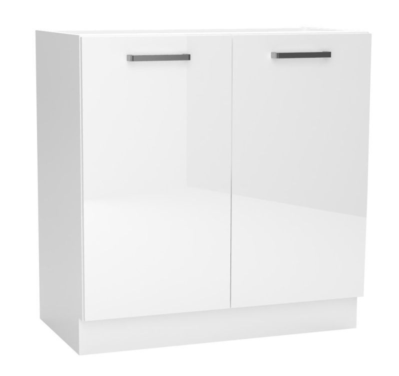 Szafka kuchenna stojąca 80 Stolkar VITA D80 biała połysk 1 szt