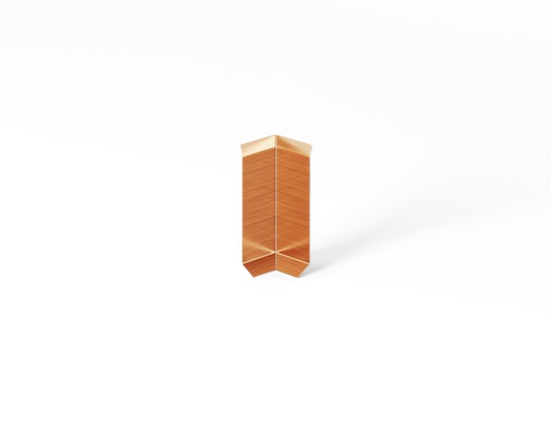 Narożnik wewnętrzny do listew przypodłogowych FLI Lambro miedziany mat 10cm 1 szt.