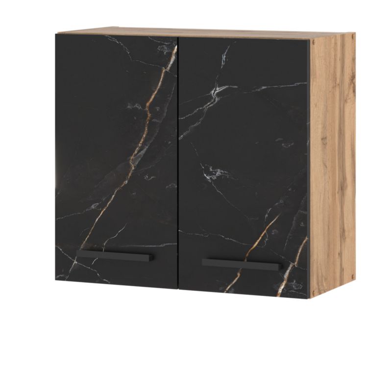 Szafka Kuchenna Hurtownia-Mebli Wisząca Blanka górna W80 80cm Dąb Wotan San Sebastian 80x30x60 cm 1szt.