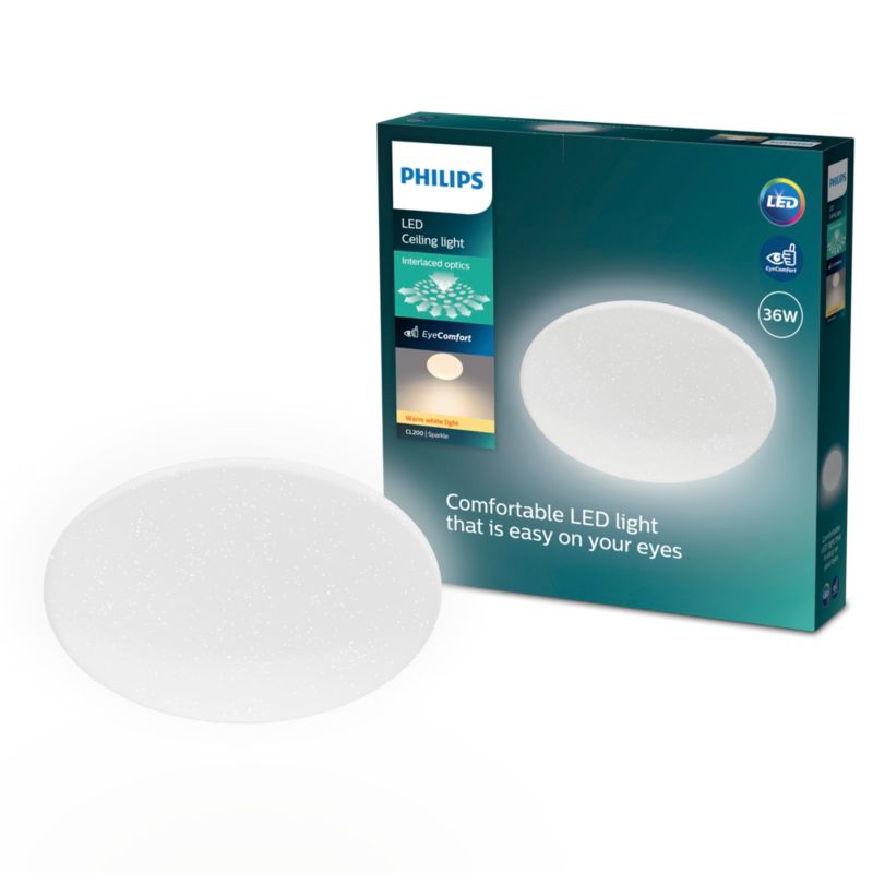 Plafon LED Philips Lampa Sufitowa 36W 3600lm 2700K Efekt Gwiazd 1 szt.