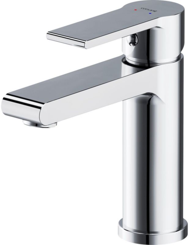 Bateria umywalkowa Cersanit Verso chrom, jednouchwytowa, stała wylewka, z korkiem, 1 szt.