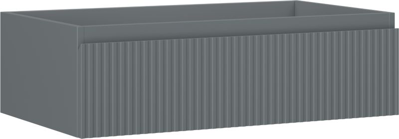 Szafka wisząca podumywalkowa Mexen Rivel grafit mat 80 cm 1 szuflada 1 szt.