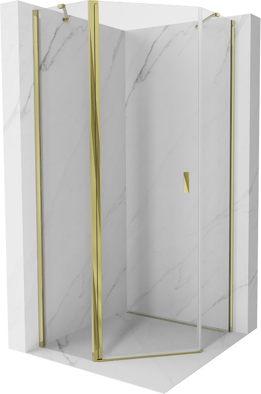 Kabina prysznicowa Mexen Mist złota 80x80 cm - 8A8-080-080-50-00 1 szt.