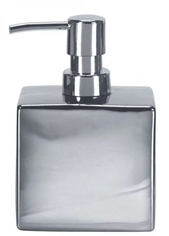 Dozownik do mydła Kleine Wolke Glamour 450 ml porcelana srebrny 1 szt.