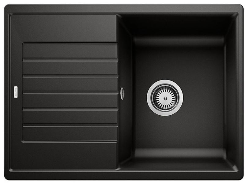 Zlewozmywak Blanco Zia 45 S Silgranit czarny, odwracalny, 1-komorowy 68x50 cm, 1 szt.