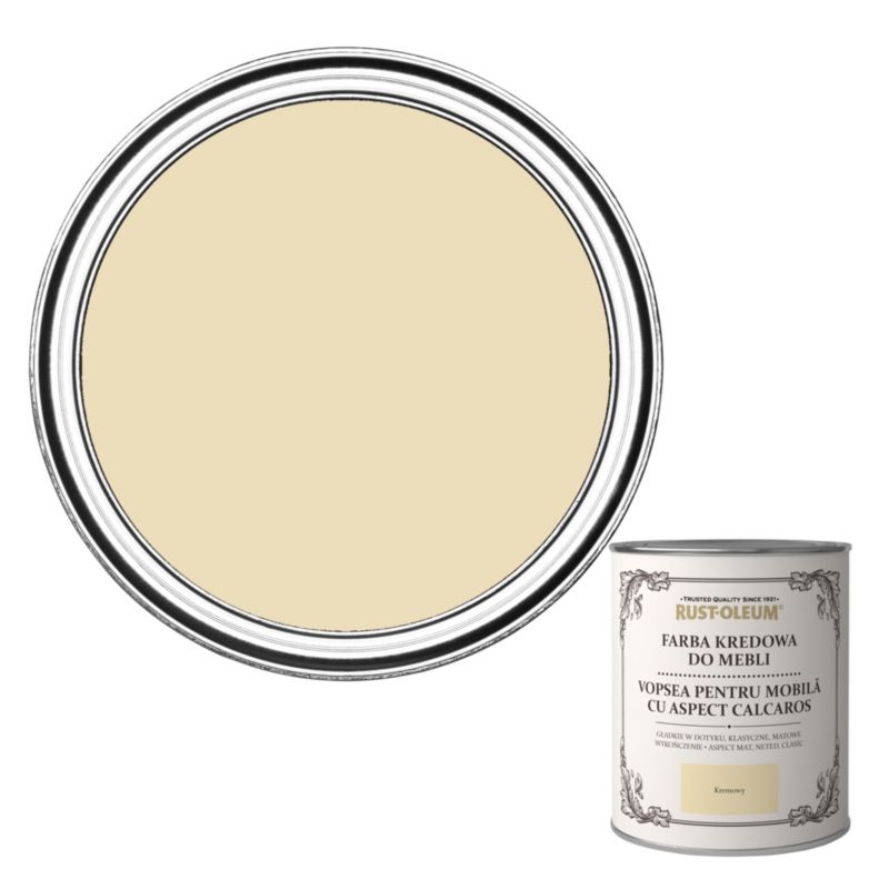 Farba kredowa do mebli Rust-Oleum kremowy 0,75 l