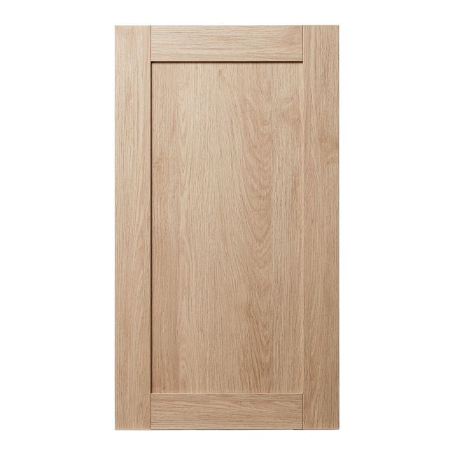 Front kuchenny do szafki wiszącej wysokiej GoodHome Alpinia 50 cm dąb