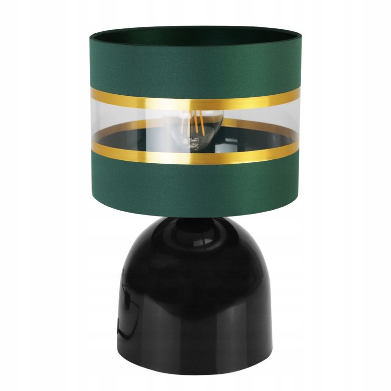 Lampa stołowa nocna Light Home LH Elegance Gold Neli 1x E27 60W zielony 1szt.