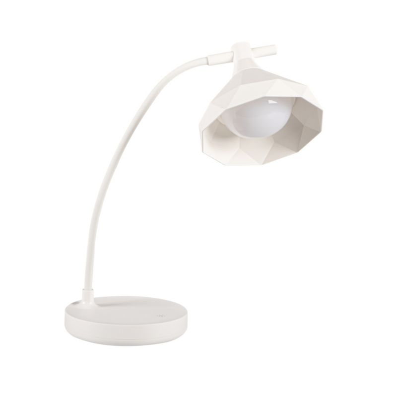 Lampa stołowa LED LightLogic LL KITA DIM CCT W 66367 reg. temp. barwowej 3000/4000/6500 K biurkowa dla dzieci biała USB 1 szt.