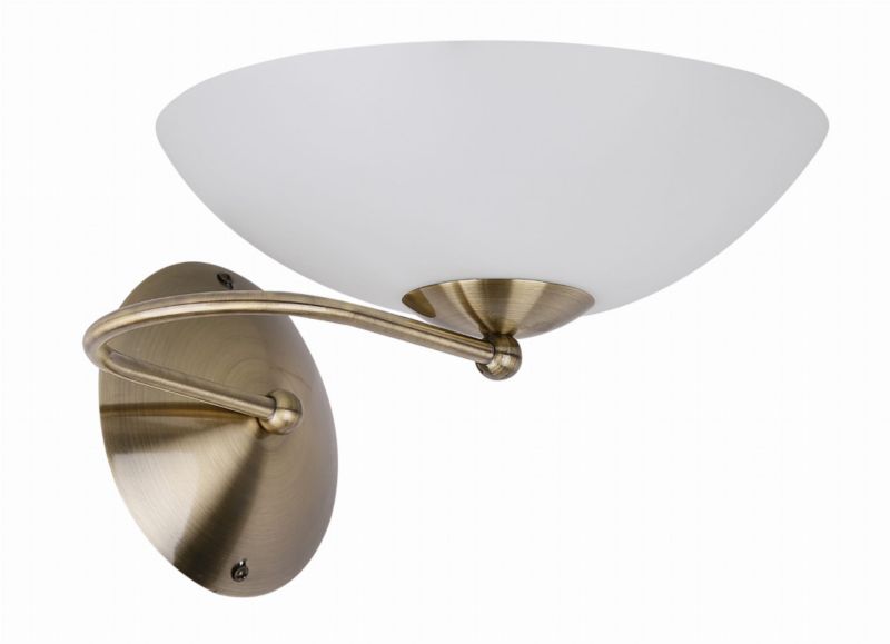 Kinkiet ścienny Candellux Lido mosiądz-złoty 1 x E27 x 60W IP20 wym: 20 x 33 cm - 1 szt.