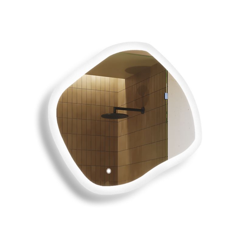 Lustro łazienkowe Artforma LED 94x84cm owalne LED Dual włącznik ROM222 1szt.