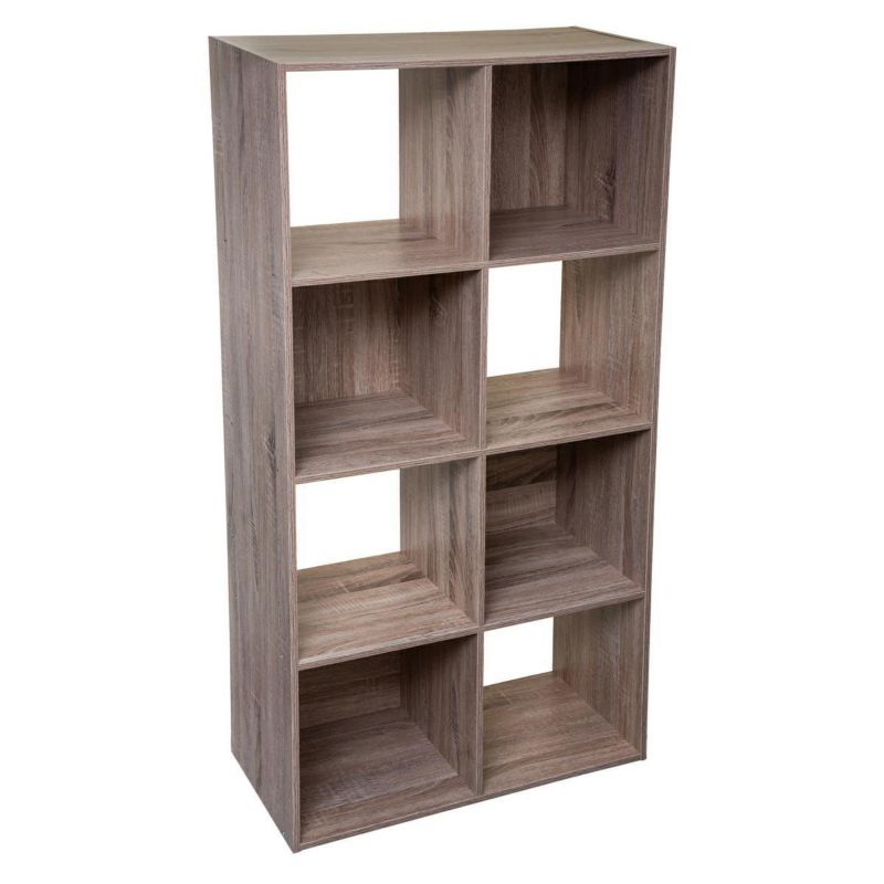 Regał na książki Kali 8 półek 134 cm naturalny do salonu i biura MDF 5FIVE SIMPLY SMART 1 szt.