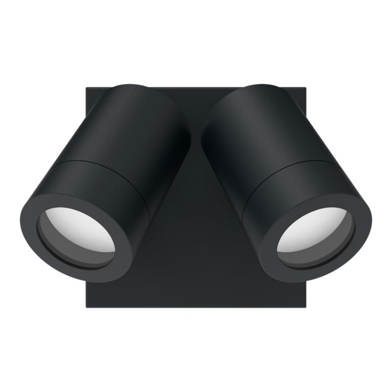 Kinkiet ogrodowy GoodHome Tongoa 2 x GU10 czarny