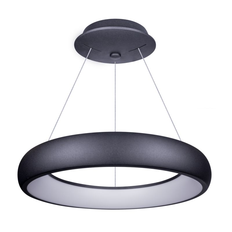 Lampa wisząca Space 4 Volteno Czarna 1 szt