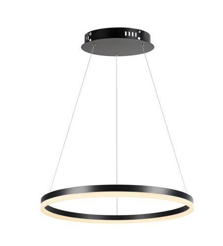 Lampa wisząca Rabalux Isaure 3019 czarno-biała ring wbudowany LED 35W 1 szt.