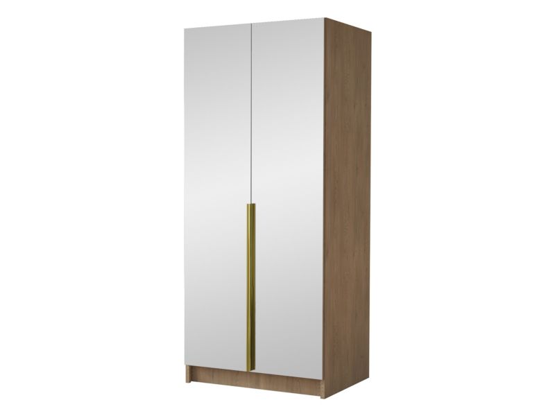 Szafa MIRJAN 24 z lustrem Bono III dąb cremona/złoty 1 szt.