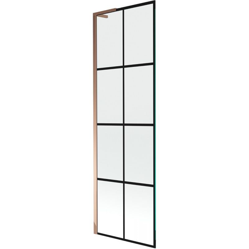 Parawan nawannowy Mexen Next L czarny wzór 60x150 cm 895-060-000-03-77-601 szt.