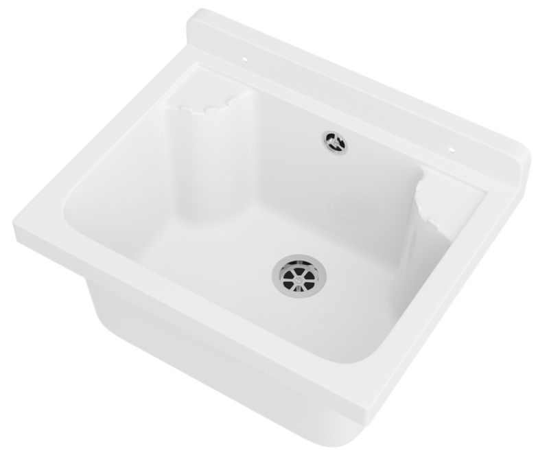 Zlew Gospodarczy Granitan Loma Biała 1 szt.