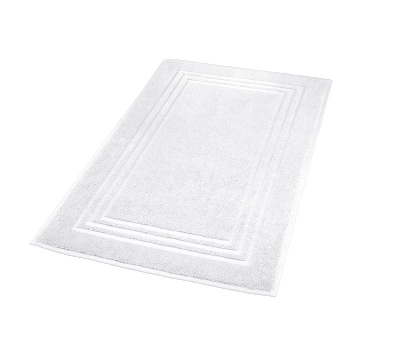 Dywanik łazienkowy 80x50 cm Kleine Wolke Lodge bawełna 800g/m2 biały 1 szt.