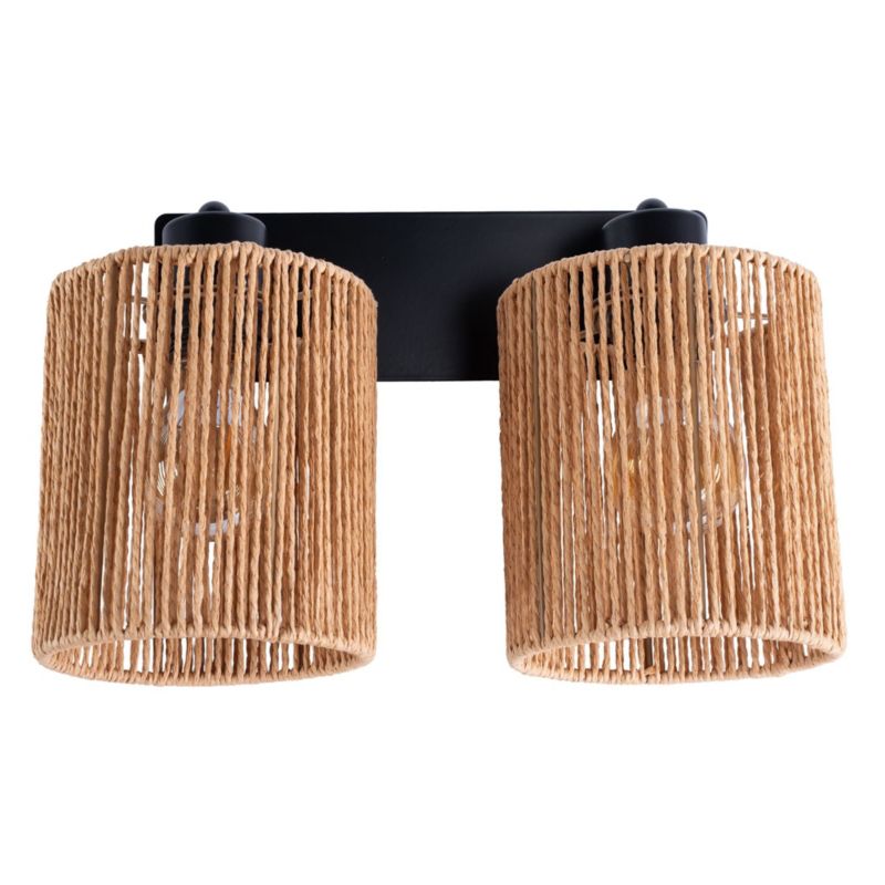 Kinkiet Toolight App1824-2W Czarny, Inny, Brązowy 1 Szt