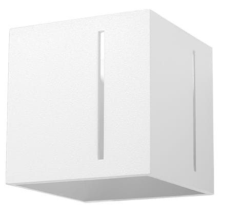 Kinkiet ścienny Sollux Lighting Pixar biały 1 x G9 x 40W IP20 wym: 10 x 12 x 12 cm - 1 szt.