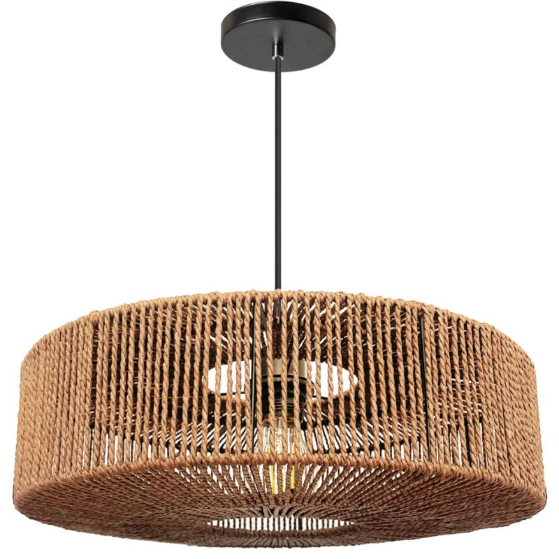 Lampa Sufitowa Wisząca Toolight App1294-1Pc Boho Beżowy 1 Szt
