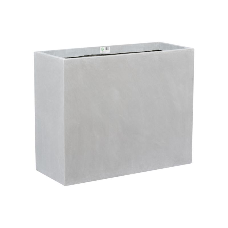 Doniczka Lechuza Z Włókna Szklanego Na Taras Do Domu D272L Szary beton 1 szt