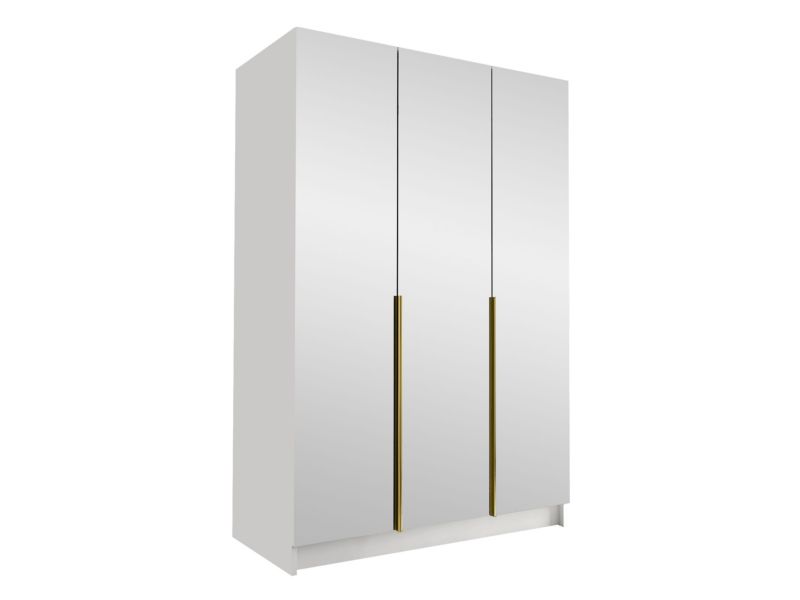 Szafa MIRJAN 24 z lustrem Calia III biały/złoty 1 szt.