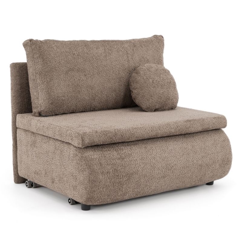 Sofa z funkcją spania MebleMWM PETITE 80 anthology 06 boucle poduszka w zestawie 1 szt.