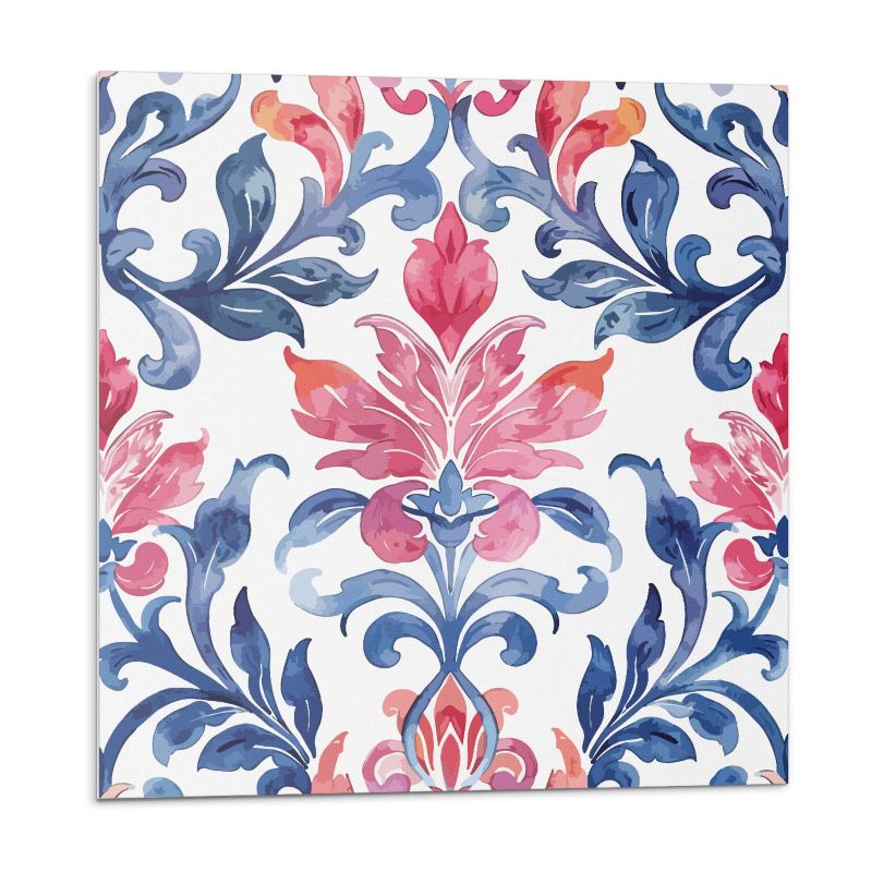 Kafelki samoprzylepne Wallfluent 50x50 cm Wzór kwiatowy 4 szt.