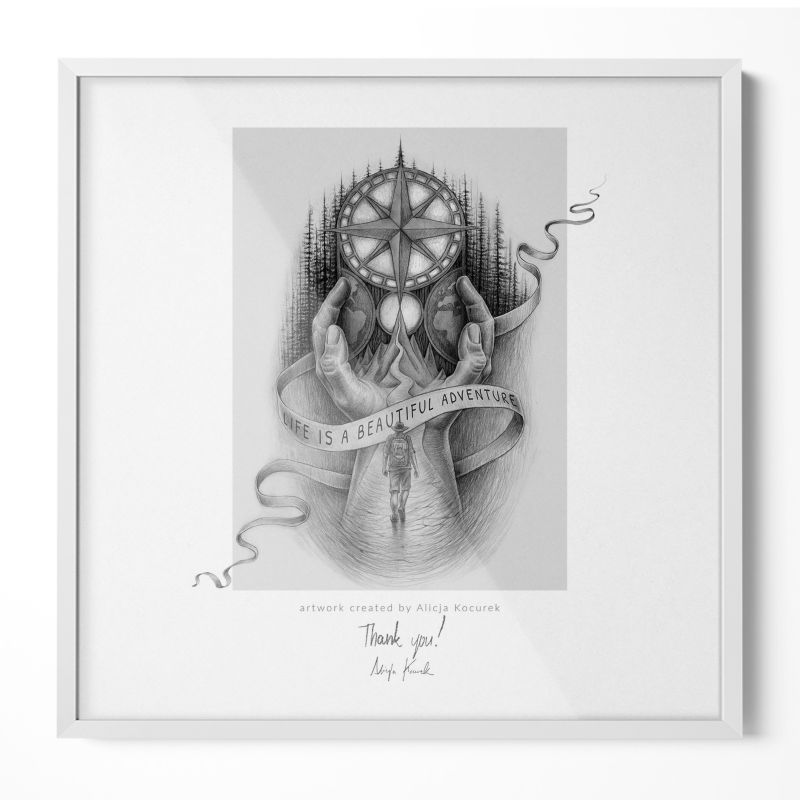 Ramka na zdjęcia Tulup biała 50x50 cm 1 szt.