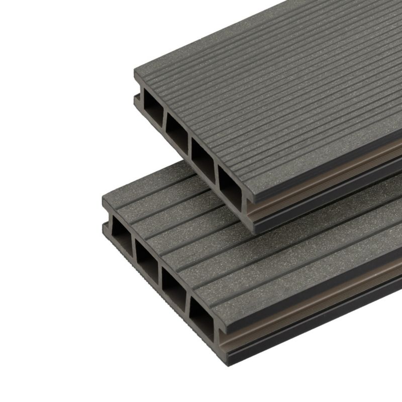 Deska Tarasowa Kompozytowa BERGDECK B150, Czarny, szczotkowany 4000 x 150 x 25 mm 1 szt.