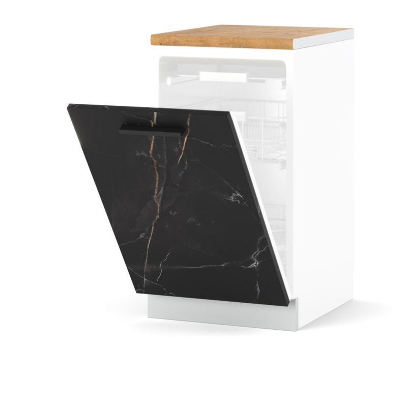 Szafka Kuchenna Hurtownia-Mebli Stojąca Do zmywarki Blanka dolna ZM45 45cm Biały Mat San Sebastian 45x47x85 cm 1szt.