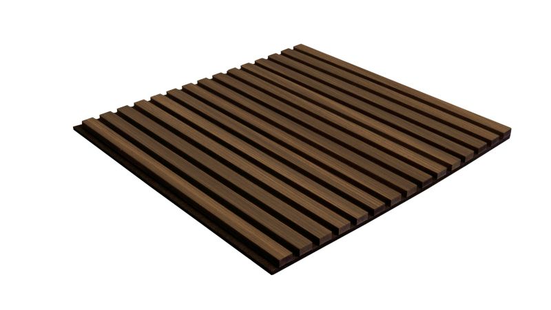 Panel ścienny Nordic Acoustics Panel akustyczny PREMIUM Kwadrat60 Wędzony Kasztan 600x600mm 1 szt.