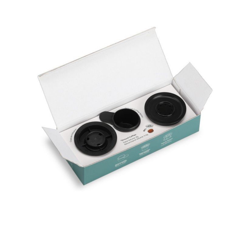 Zestaw końcówek Buydeem A000007 do ekspresu OutIn Nano Adapter na kapsułki Koszyk filtrujący Łyżeczka 1 szt.