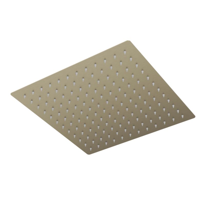 Deszczownica natryskowa prysznicowa Granitan slim kwadratowa złota 30 cm 1 szt.