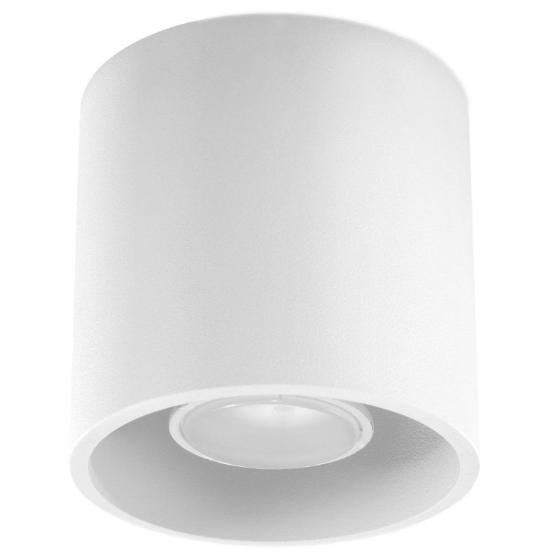 Oprawa sufitowa spot Sollux Lighting Orbis biały 1 x GU10 x 40W IP20 wym: 10 x 10 cm - 1 szt.
