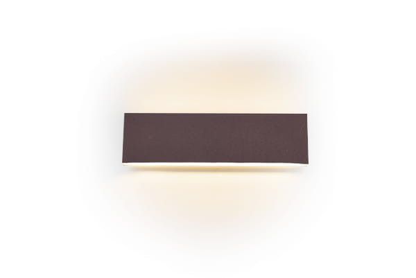 Kinkiet ścienny Trio Concha brązowo-biały LED 6W 3000K 600lm IP20 wym: 8 x 28 x 28 cm - 1 szt.